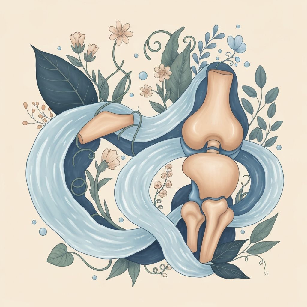 Abstract representation of joint fluidity and movement